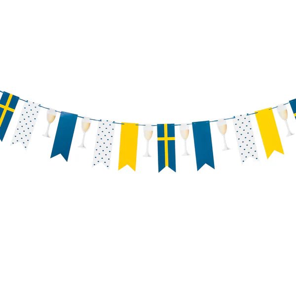 Girlang, Svenska flaggan och Champagne