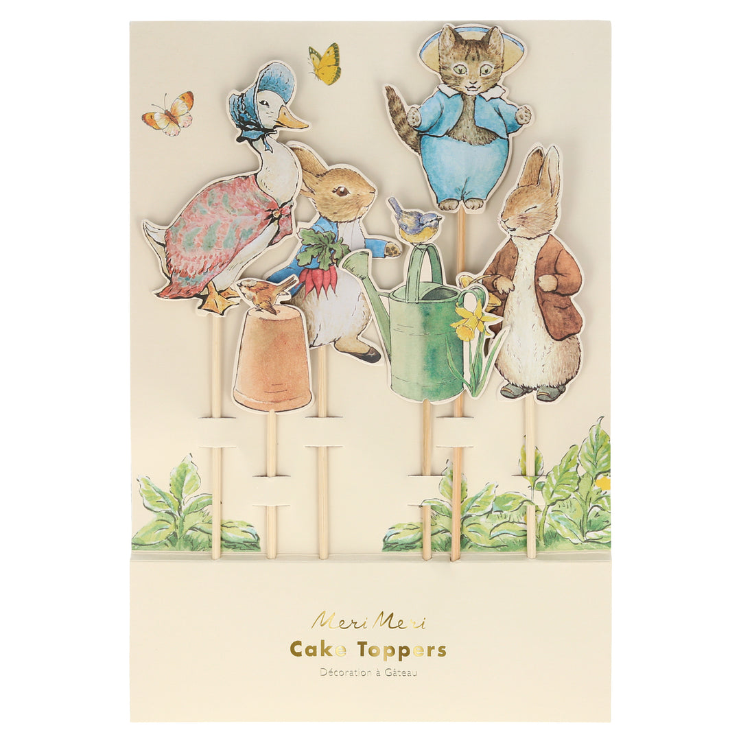 Peter Rabbit- Meri Meri Tårtdekorationer