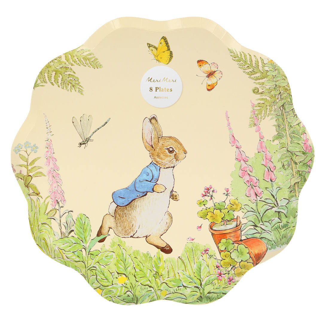 Peter Rabbit- Meri Meri Tallrikar, 8-pack