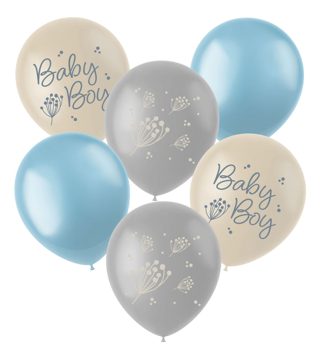 Ballonger Blooming Baby Boy, 6-pack