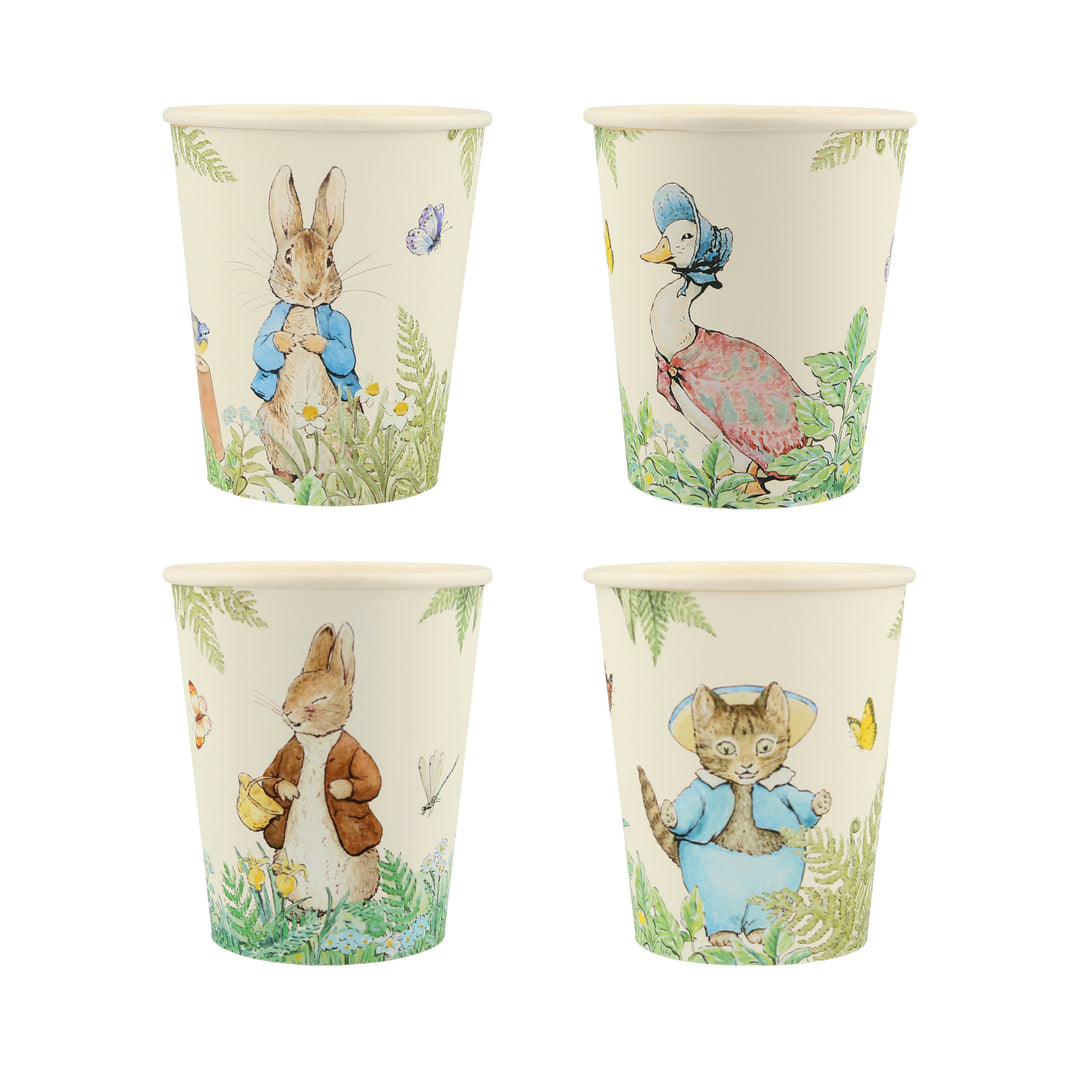 Peter Rabbit- Meri Meri Muggar, 8-pack