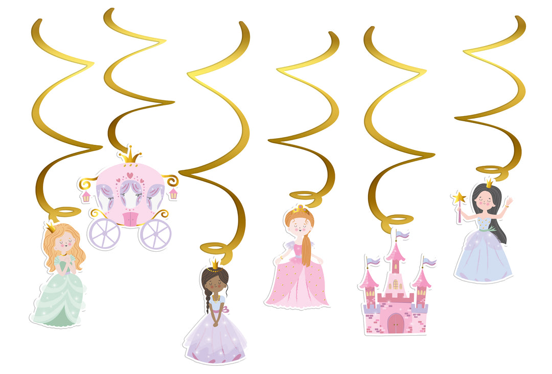 Prinsessor, Hängande dekorationer 6 stycken