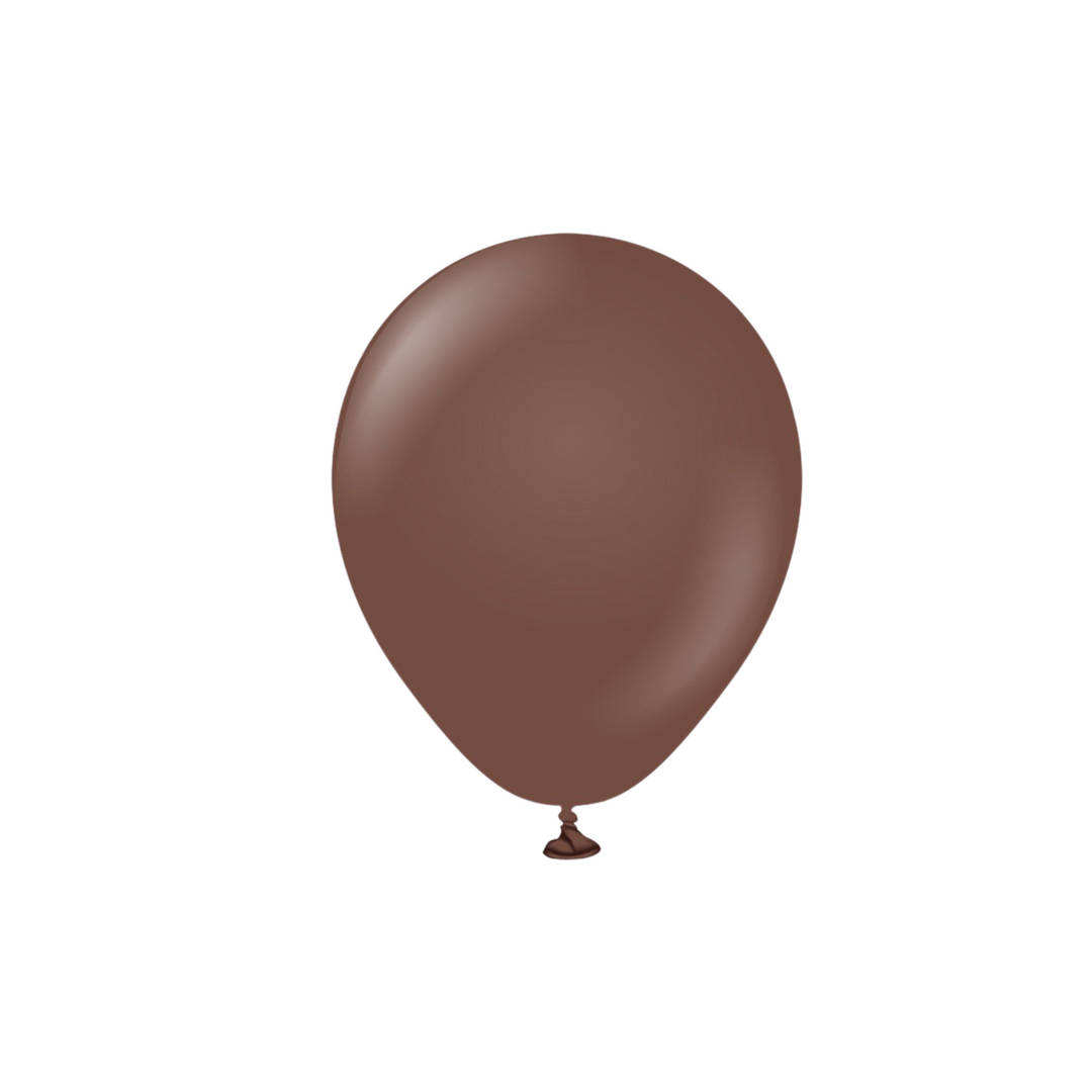 Miniballonger - Chocolate Brown, 25-pack