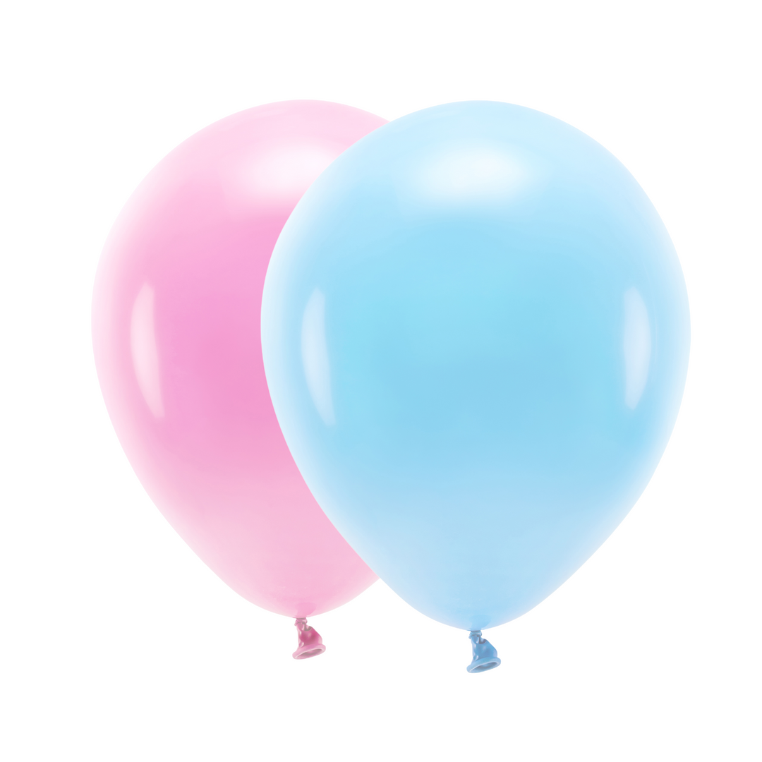 Ballongkombo Rosa & Ljusblå, 20-pack