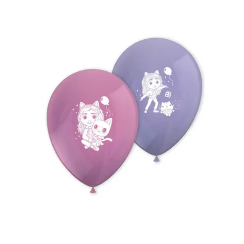 Gabbys Dockskåp Ballonger, 8-pack