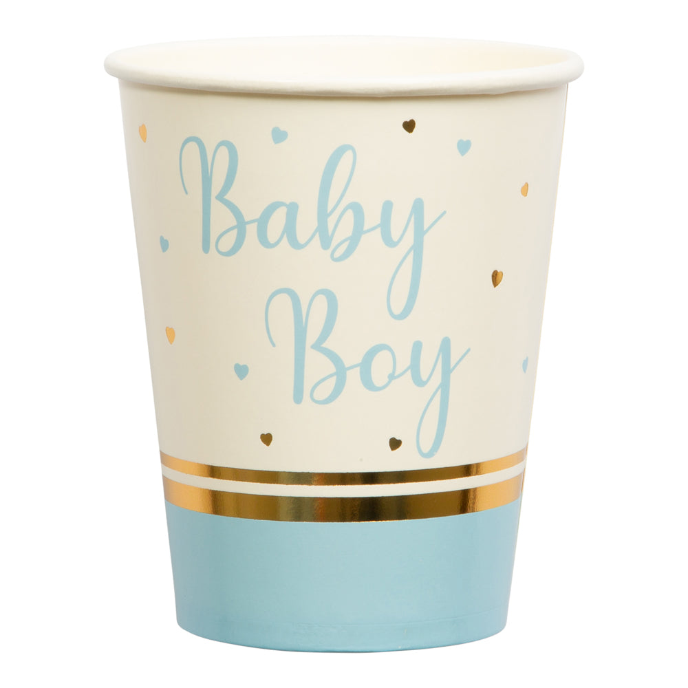 Baby Boy Blå Muggar, 8-pack