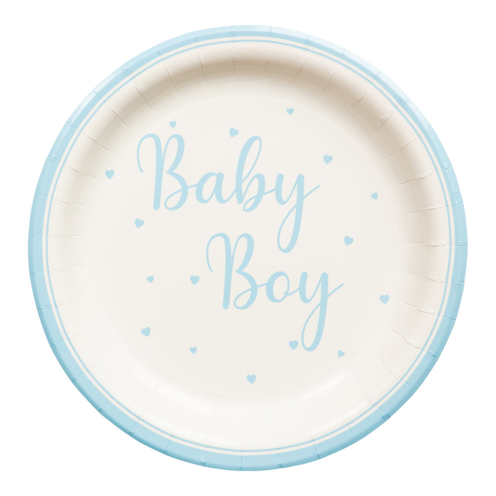 Baby Boy Blå Tallrikar, 8-pack