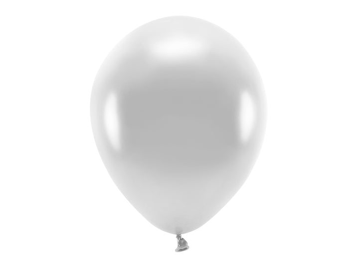 EKO Ballonger Metallic Silver, 10-pack