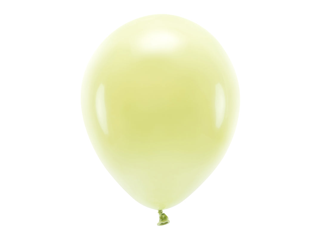 Ballonger Ljusgul EKO, 10-pack