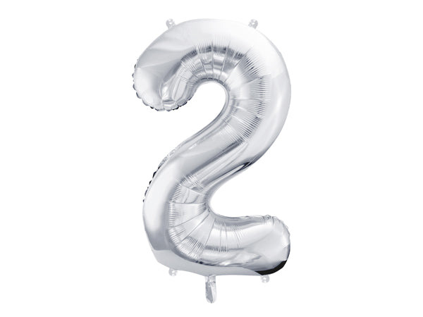Sifferballong, Silver 86 cm