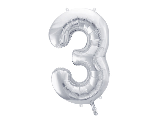 Sifferballong, Silver 86 cm