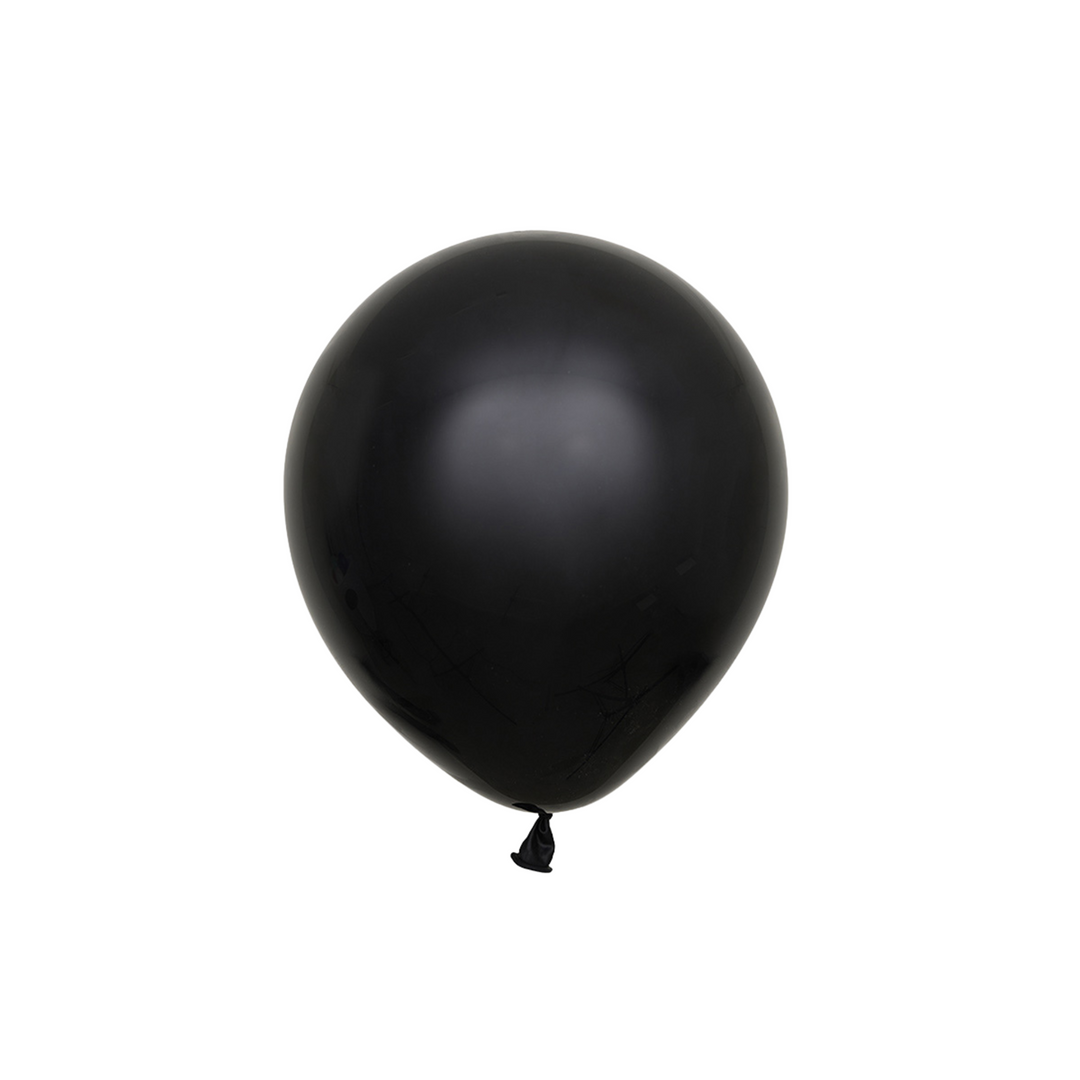 Miniballonger - Svart, 25-pack