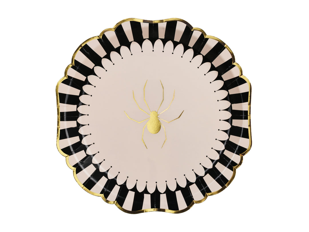 Tallrikar Spindel Guld, 6-pack