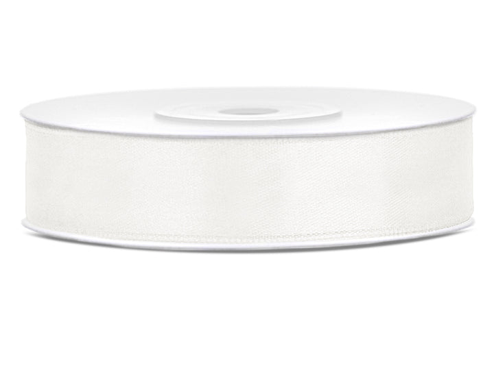 Satinband Ljus Creme, 25 m