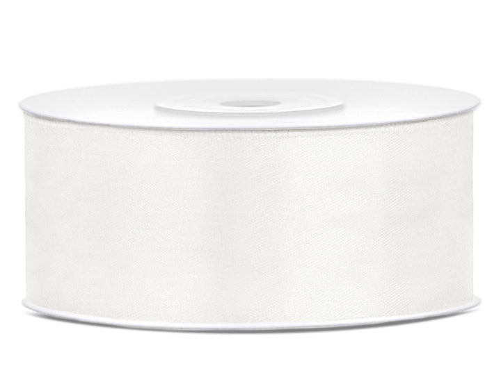 Satinband Ljus Creme, 25 m