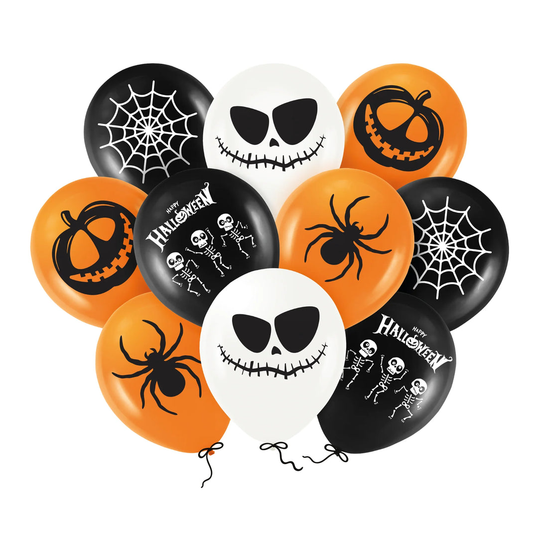 Ballonger Halloween, 10-pack