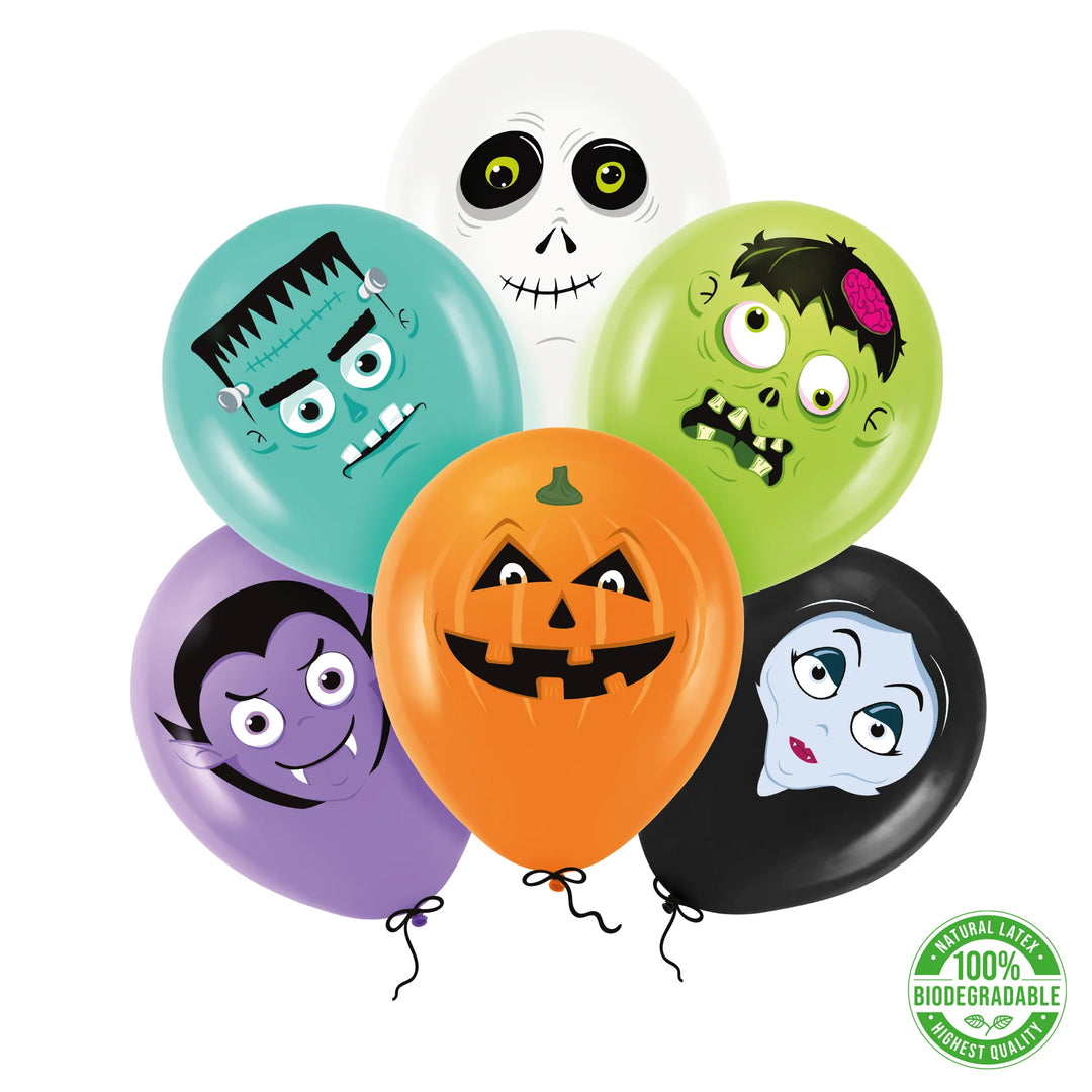 Ballonger Halloween Monster, 6-pack