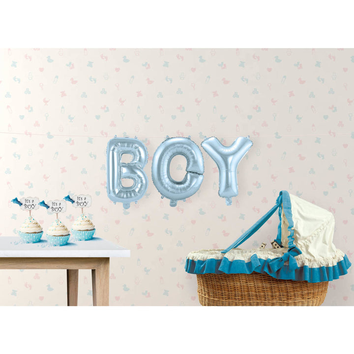 Folieballong, BOY Blå