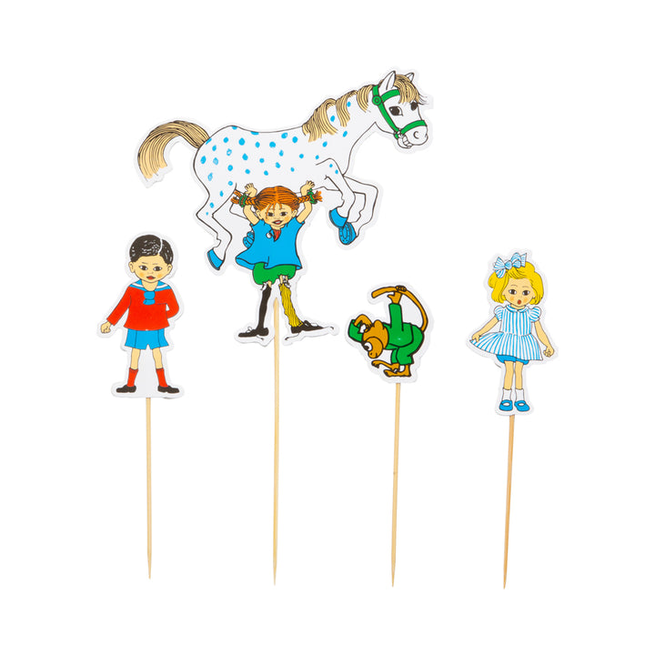 Pippi Långstrump, Cake Picks 4-pack