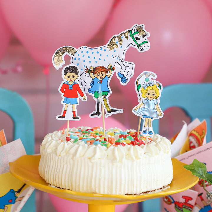 Pippi Långstrump, Cake Picks 4-pack