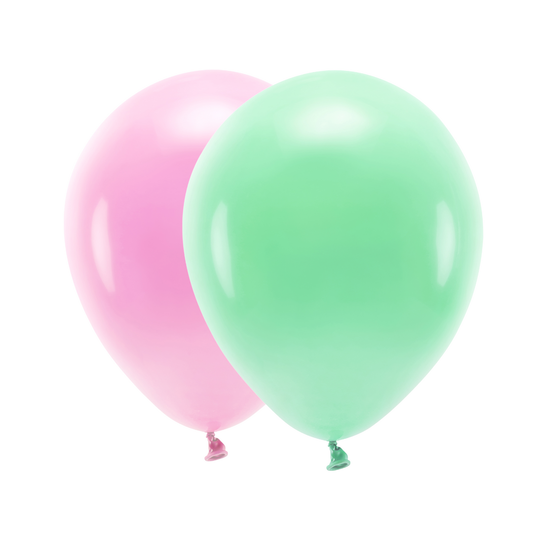 Ballongkombo Rosa Mintgrön 20-pack babyshower barnkalas födelsedag -kalasbubblan
