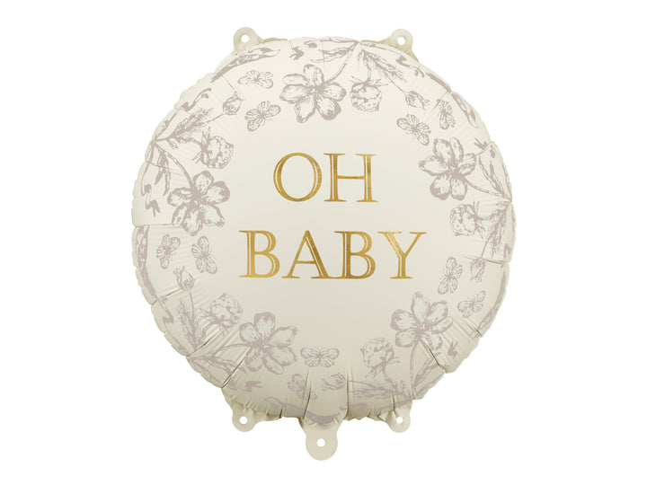 Folieballong Oh Baby Flowers