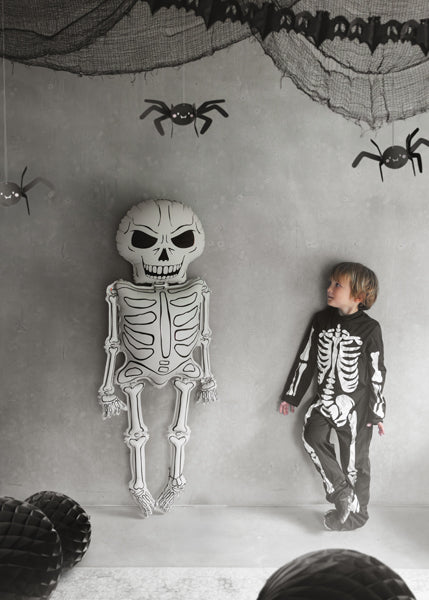 Folieballong Skelett, 129 cm