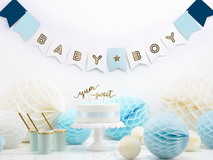 Girlang Blå Mix "Baby Boy", 1,6 m
