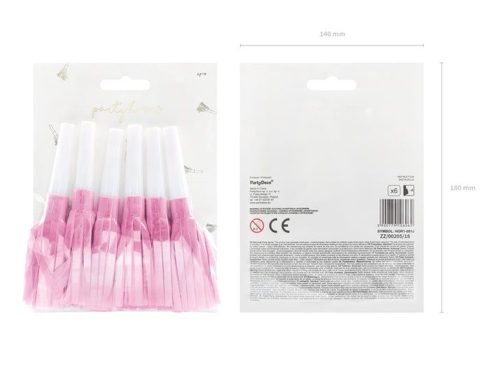 Kalastutor Ljusrosa, 6-pack