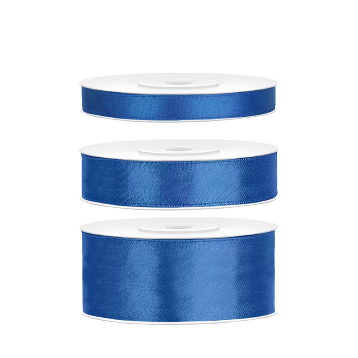 Satinband Royal Blue, 25 m