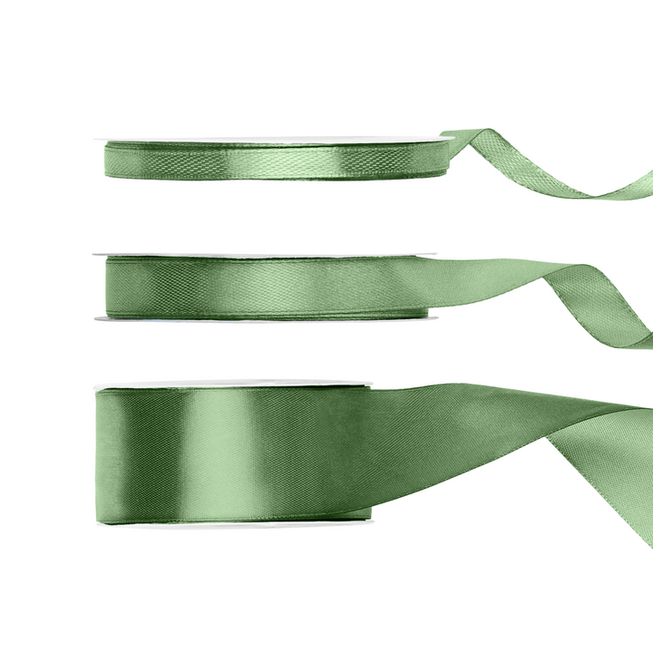 Satinband Sage Green, 25 m