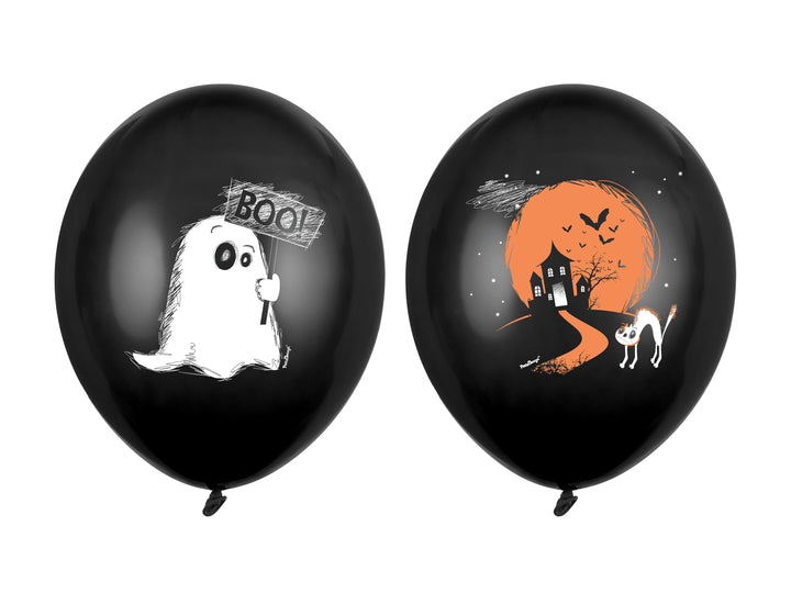 Ballonger Halloween Spöke , 6-pack