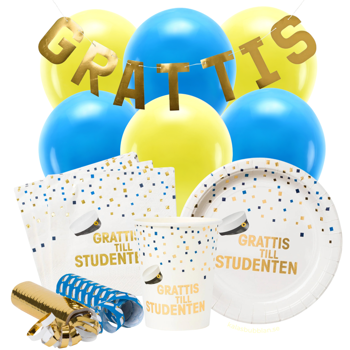 Studentkit, Dukning & Dekorationer