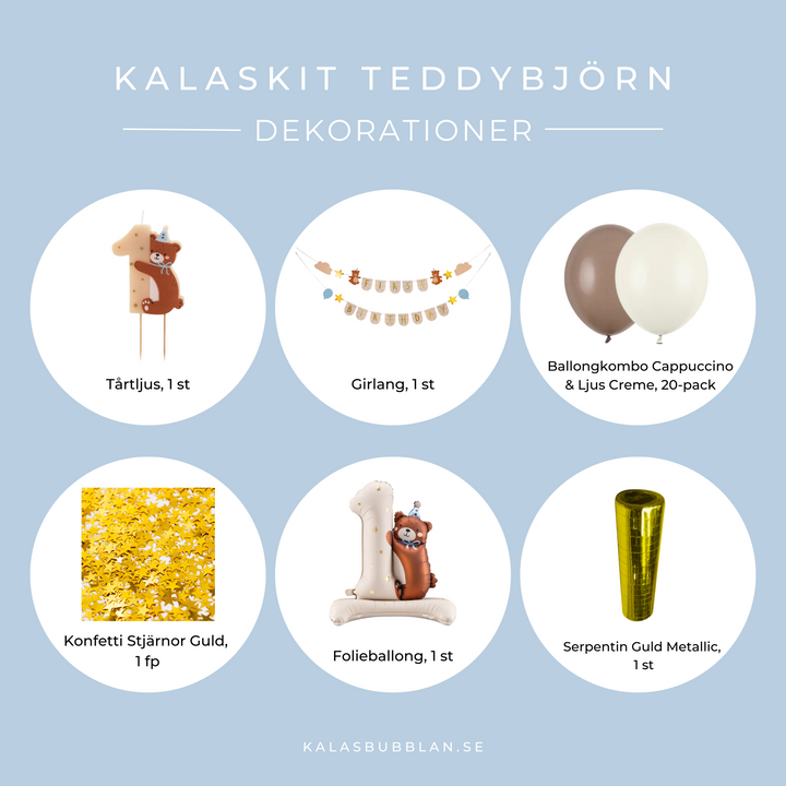 Teddybjörn, Kalaskit Dekorationer