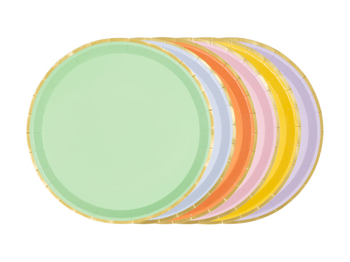 Tallrikar Pastell, 6-pack