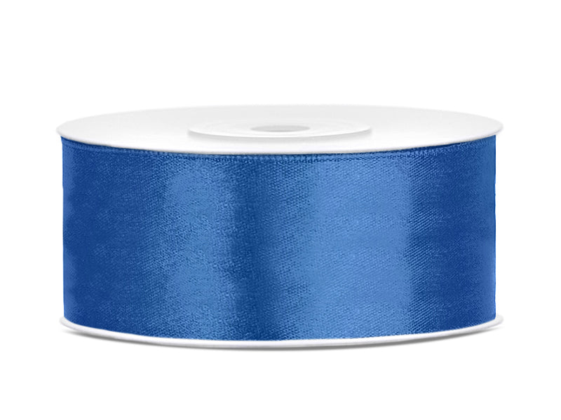 Satinband Royal Blue, 25 m