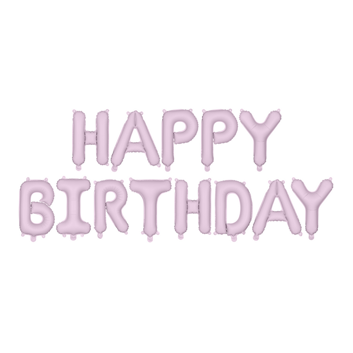 Matt Folieballong Happy Birthday, Lila