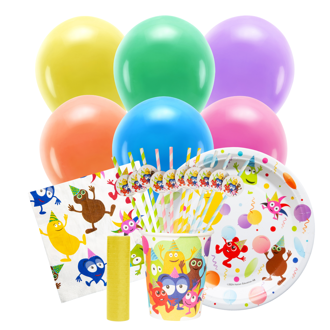 Babblarna dukningskit till barnkalas och fest.