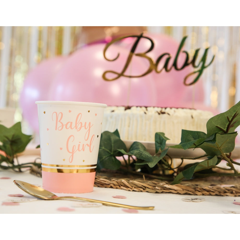 Baby Girl Rosa Muggar, 8-pack
