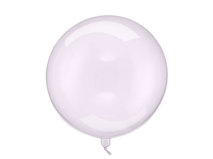 Transparent bubbel ballong i lila nyans, 40 cm. Passar till barnkalas och fest.