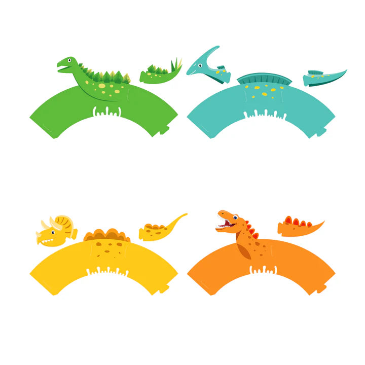 Dino, Cupcake Wrappers 8-pack