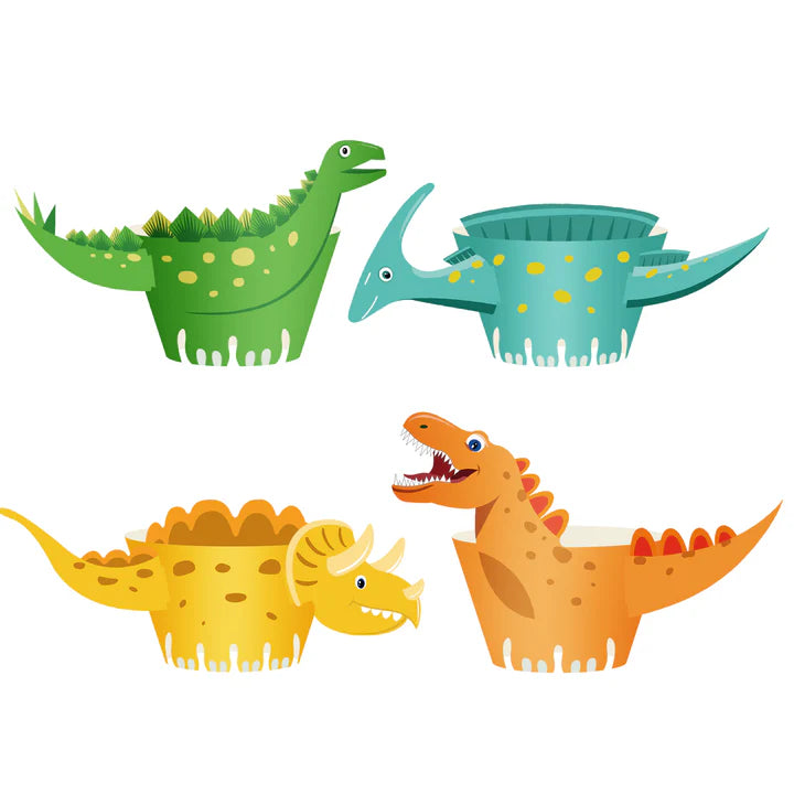 Dino, Cupcake Wrappers 8-pack