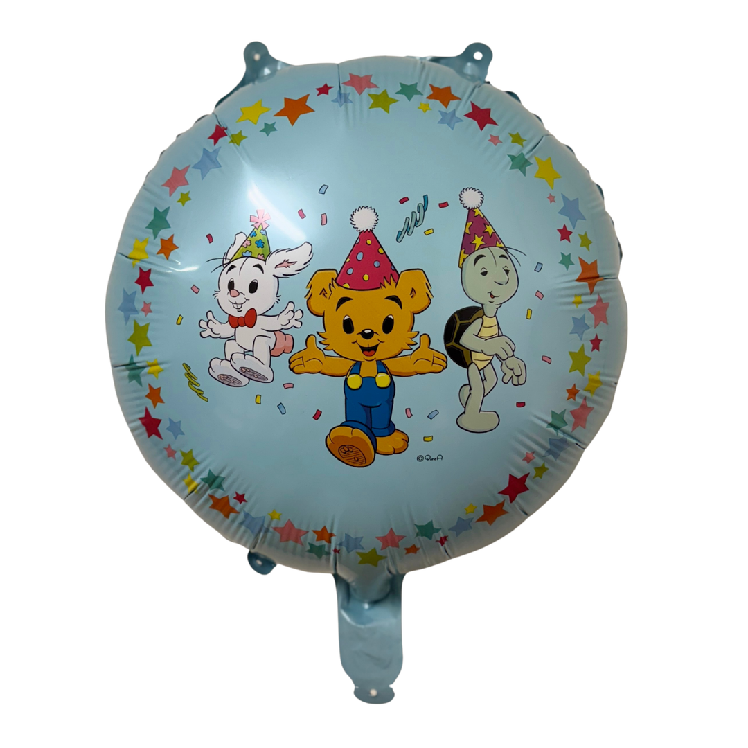 Folieballong med Bamse till barnkalas och fest