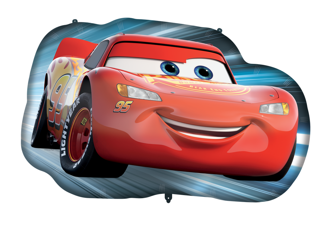 Folieballong med Blixten McQueen till barnkalas och fest