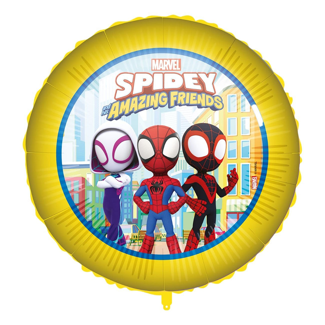 Folieballong  Spidey-tema 46 cm för barnkalas och fest