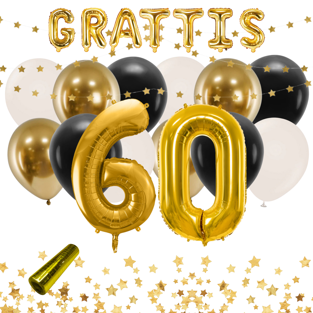 kalaskit-dekorationer-60-ar-fest-fodelsedag-ballonger-guld-svart-beige