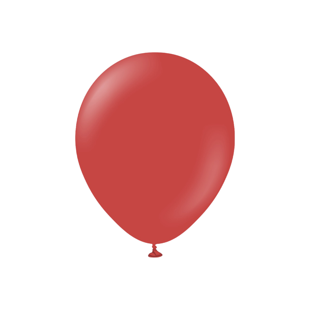 25-pack latexballonger 30 cm i färgen Deep red, för barnkalas och fest