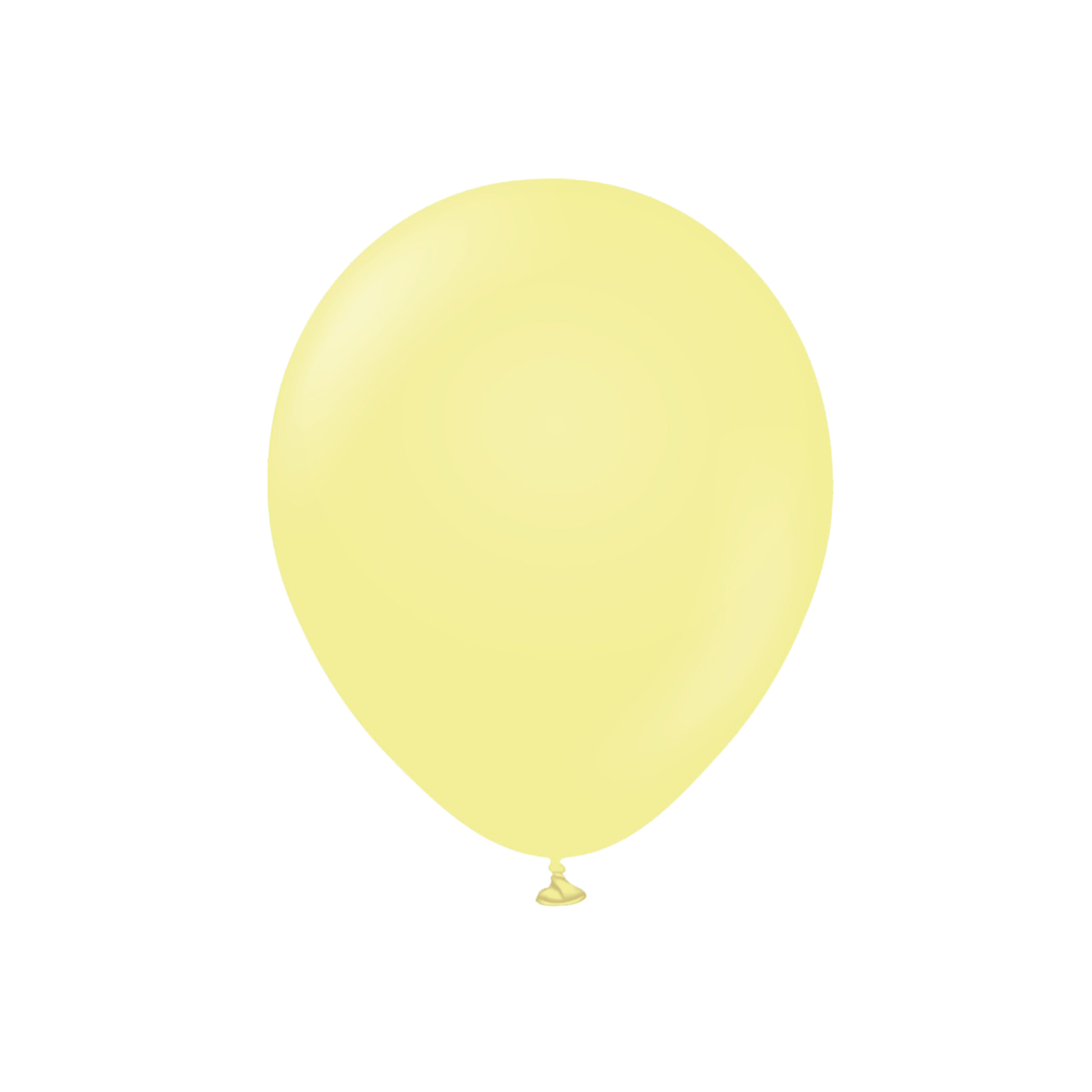 Ballonger Macaron Yellow 30 cm, 10-pack