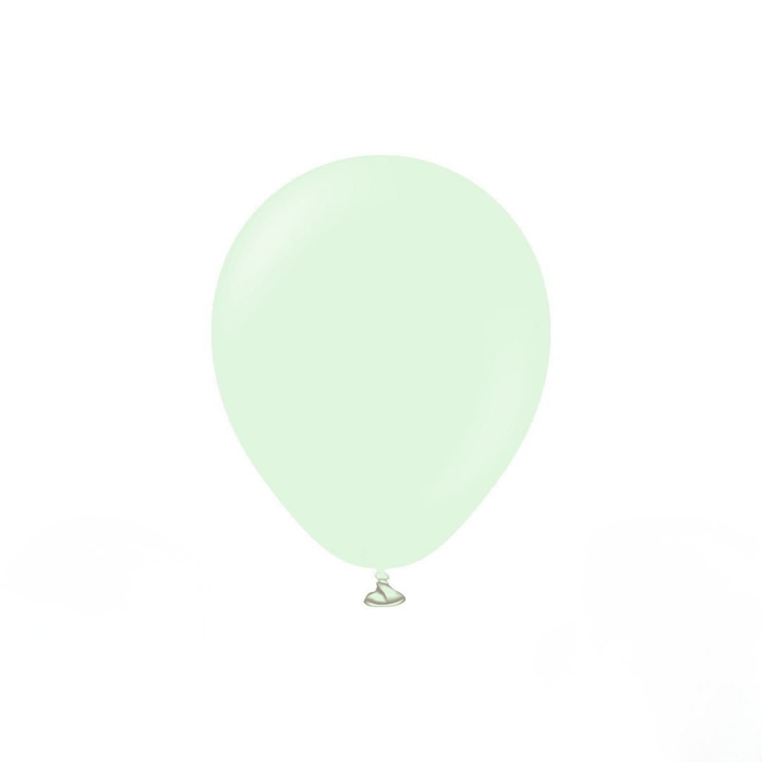 Miniballonger Pale Green 13 cm, 25-pack