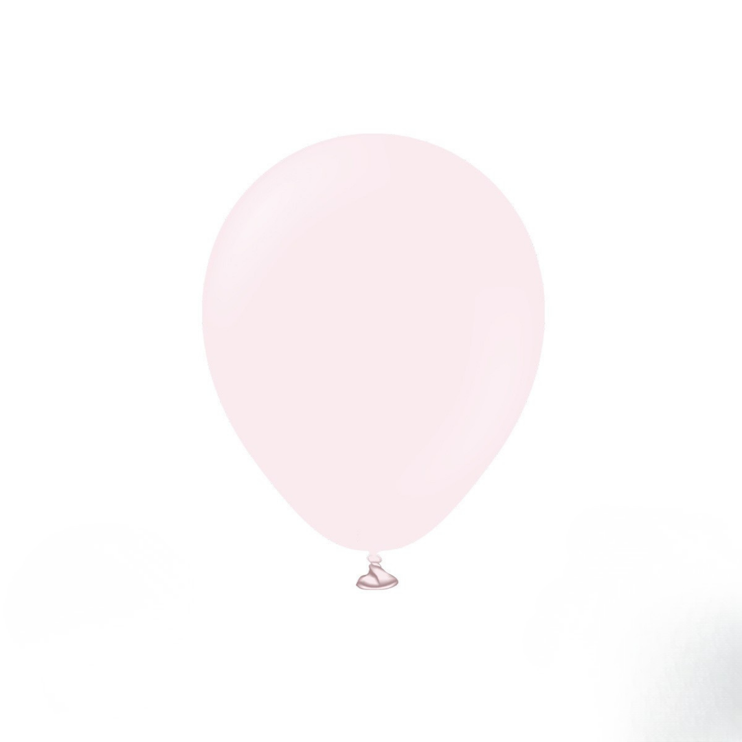 Miniballonger Pale Pink 13 cm, 25-pack